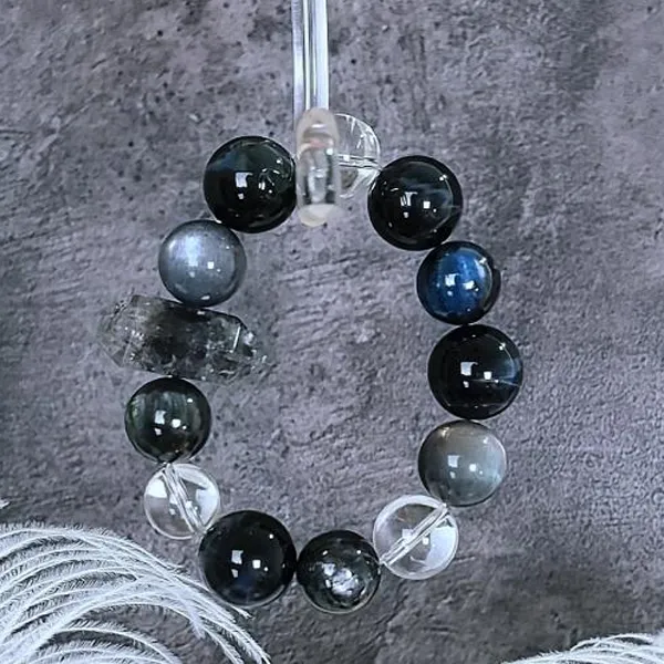 Black And White Crystal Bracelet